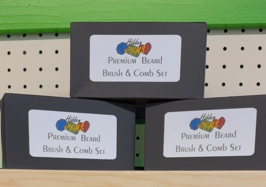 Premium Beard Brush and Comb